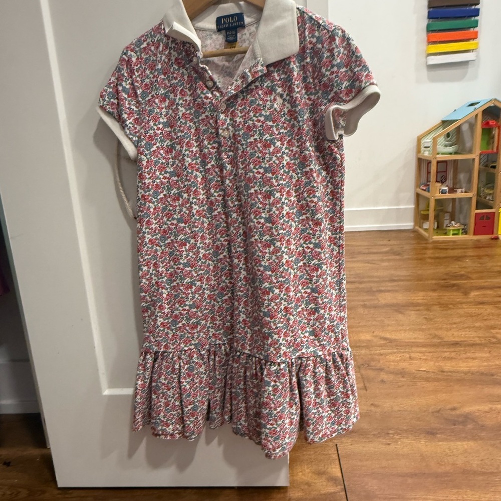 Polo by Ralph Lauren Pink Floral Kids Dress